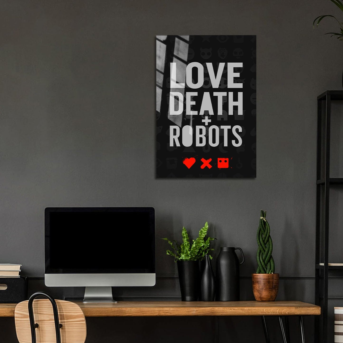Flex Designs Metal Poster Love, Death & Robots 5 x 7" Home Goods - TV Show 2019 TV Show Metal Poster