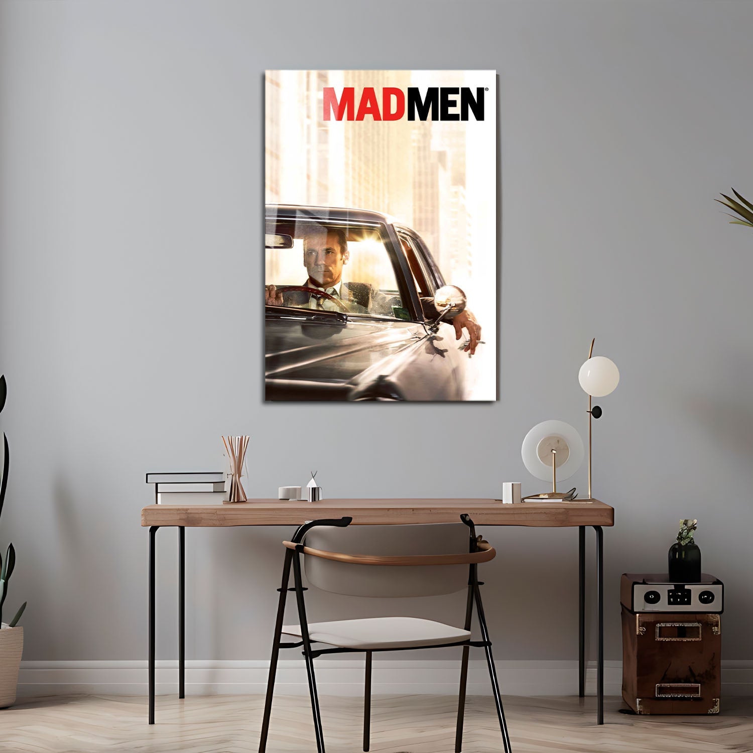 Flex Designs Metal Poster Mad Men 24 x 36" Home Goods - TV Show 2007 TV Show Metal Poster