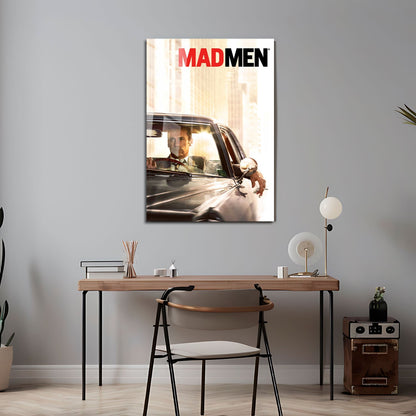 Flex Designs Metal Poster Mad Men 24 x 36" Home Goods - TV Show 2007 TV Show Metal Poster