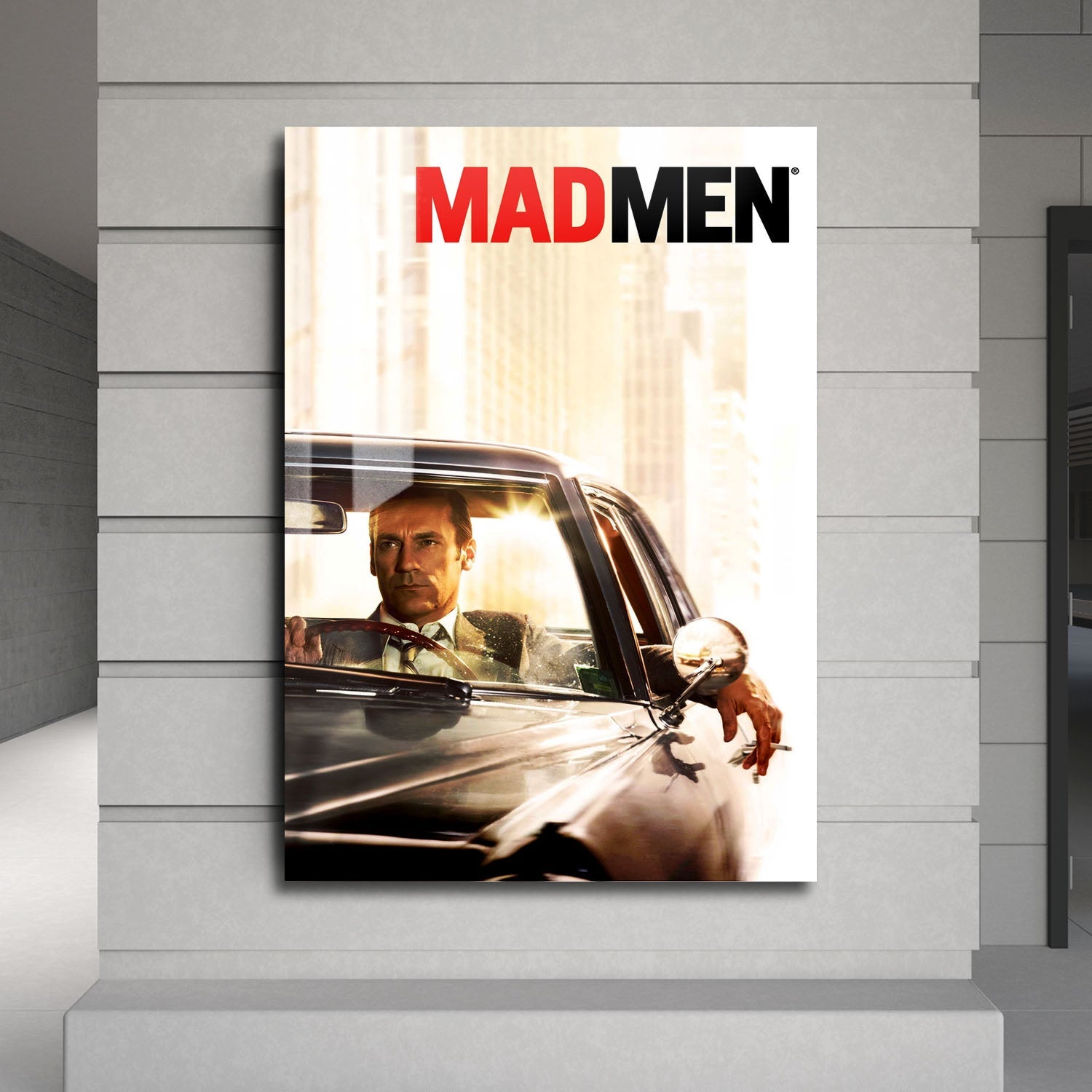 Flex Designs Metal Poster Mad Men 24 x 36" Home Goods - TV Show 2007 TV Show Metal Poster