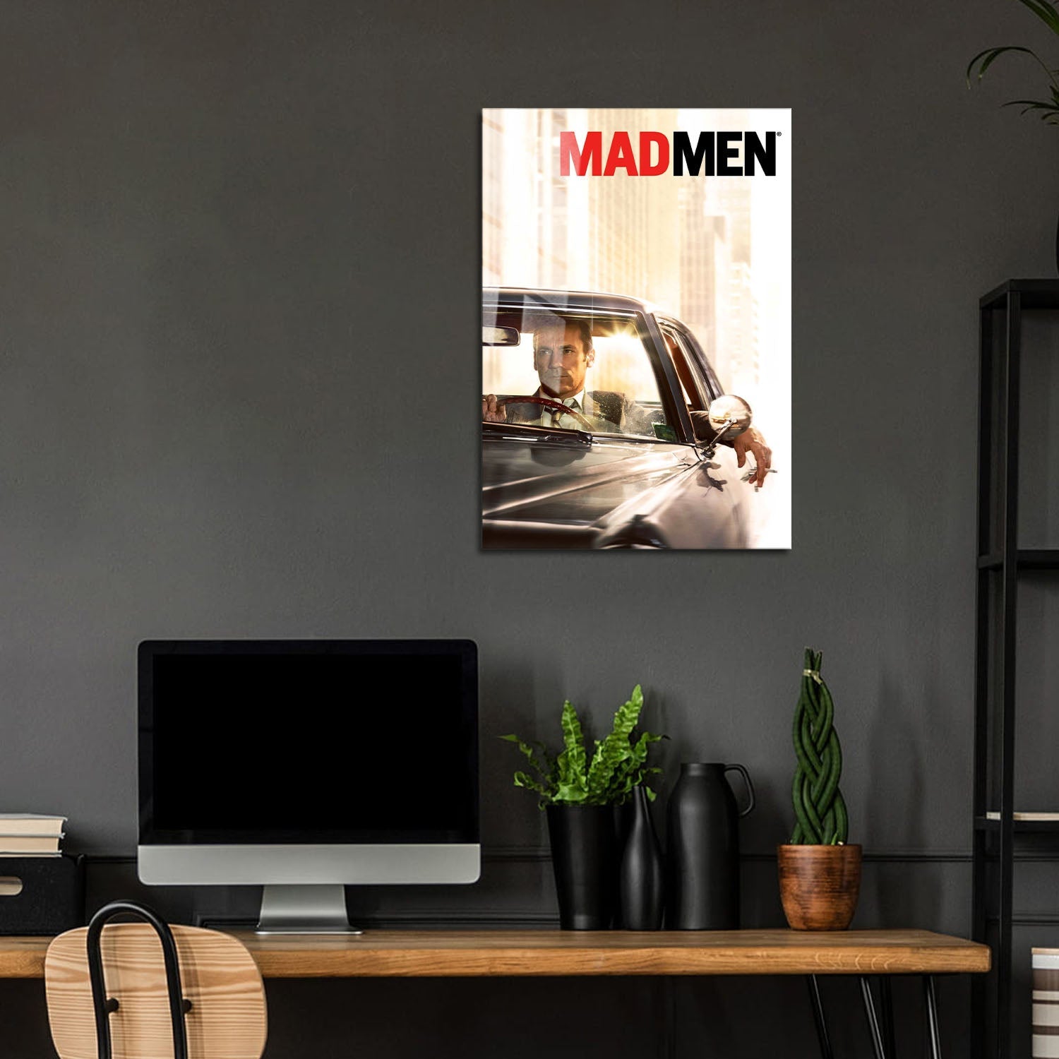Flex Designs Metal Poster Mad Men 5 x 7" Home Goods - TV Show 2007 TV Show Metal Poster