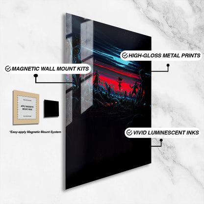 Flex Designs Metal Poster Marvel Zombies 16 x 24" Home Goods - TV Show 2025 TV Show Metal Poster