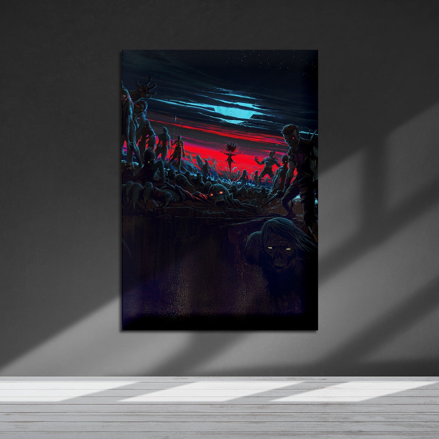 Flex Designs Metal Poster Marvel Zombies 5 x 7" Home Goods - TV Show 2025 TV Show Metal Poster