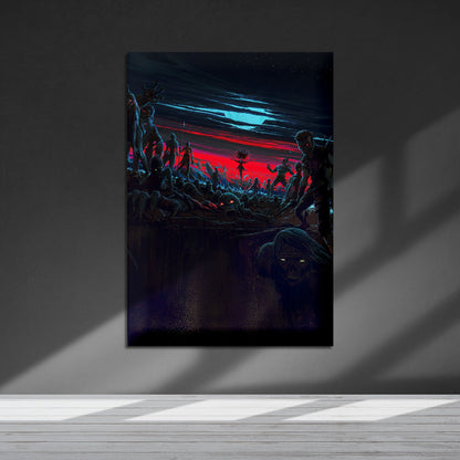 Flex Designs Metal Poster Marvel Zombies 5 x 7" Home Goods - TV Show 2025 TV Show Metal Poster