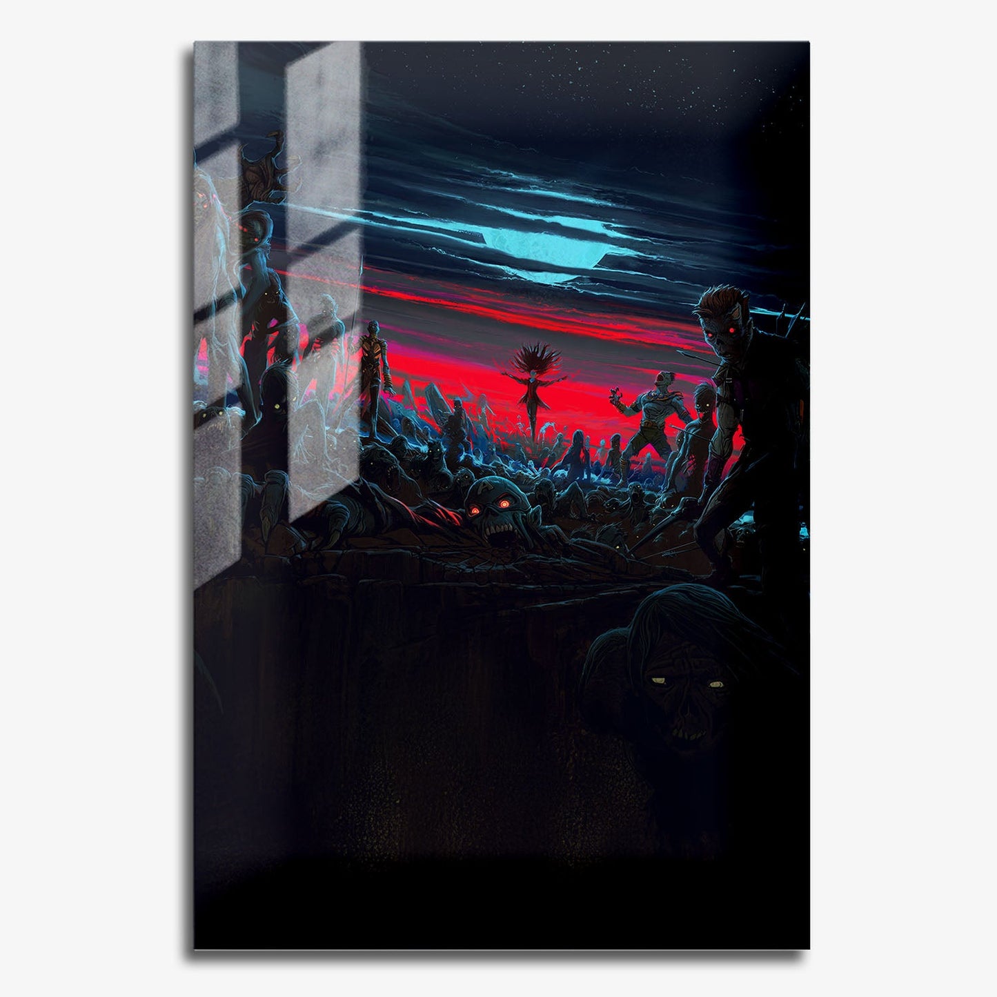 Flex Designs Metal Poster Marvel Zombies 11 x 17" Home Goods - TV Show 2025 TV Show Metal Poster