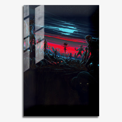 Flex Designs Metal Poster Marvel Zombies 11 x 17" Home Goods - TV Show 2025 TV Show Metal Poster