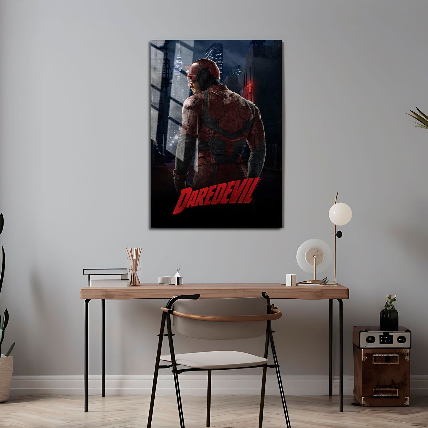 Flex Designs Metal Poster Marvels Daredevil 24 x 36" Home Goods - TV Show 2025 TV Show Metal Poster