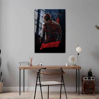 Flex Designs Metal Poster Marvels Daredevil 24 x 36" Home Goods - TV Show 2025 TV Show Metal Poster
