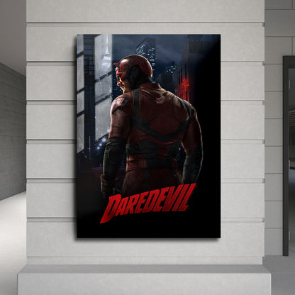 Flex Designs Metal Poster Marvels Daredevil 24 x 36" Home Goods - TV Show 2025 TV Show Metal Poster