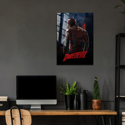 Flex Designs Metal Poster Marvels Daredevil 5 x 7" Home Goods - TV Show 2025 TV Show Metal Poster