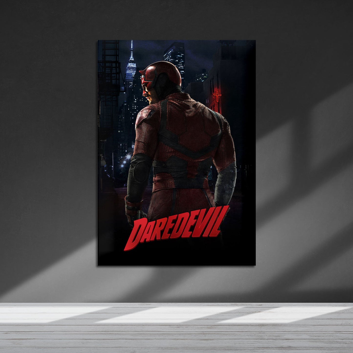 Flex Designs Metal Poster Marvels Daredevil 5 x 7" Home Goods - TV Show 2025 TV Show Metal Poster