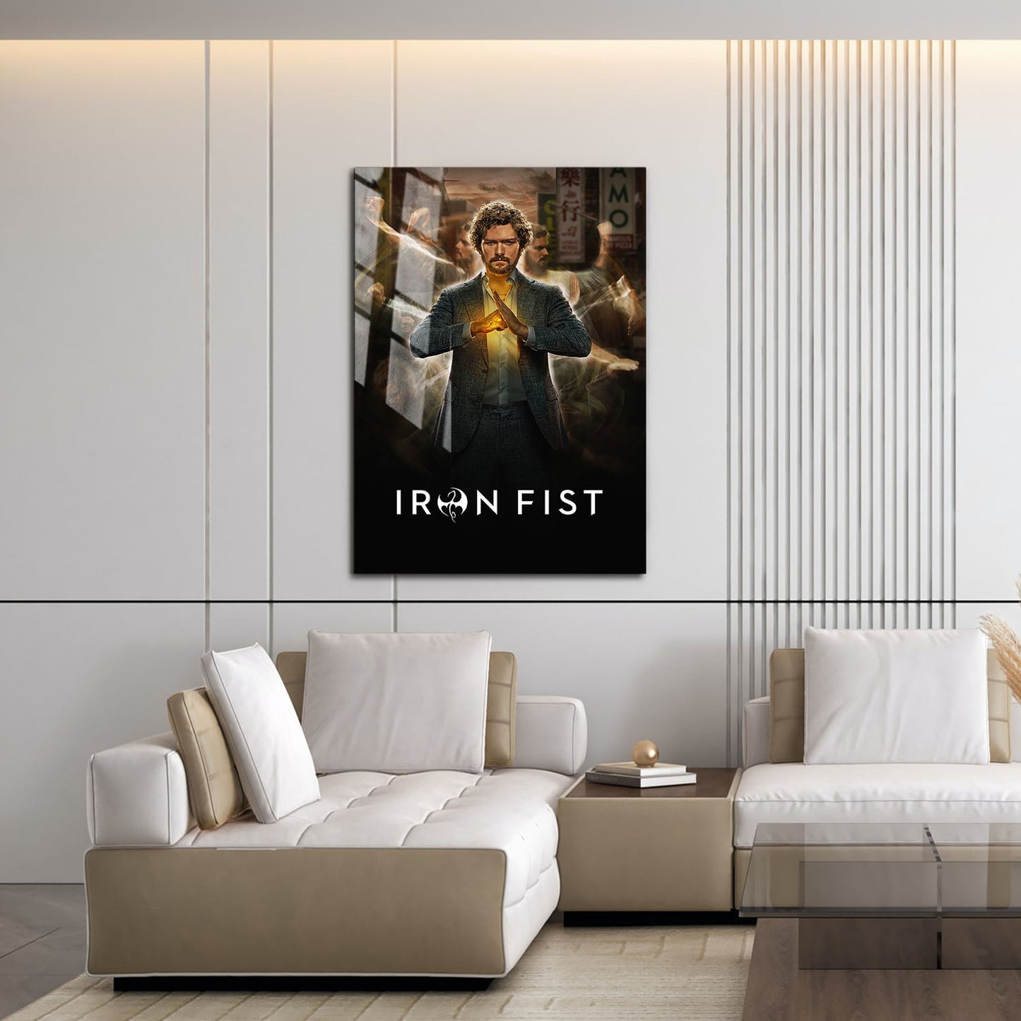 Flex Designs Metal Poster Marvels Iron Fist 16 x 24" Home Goods - TV Show 2017 TV Show Metal Poster
