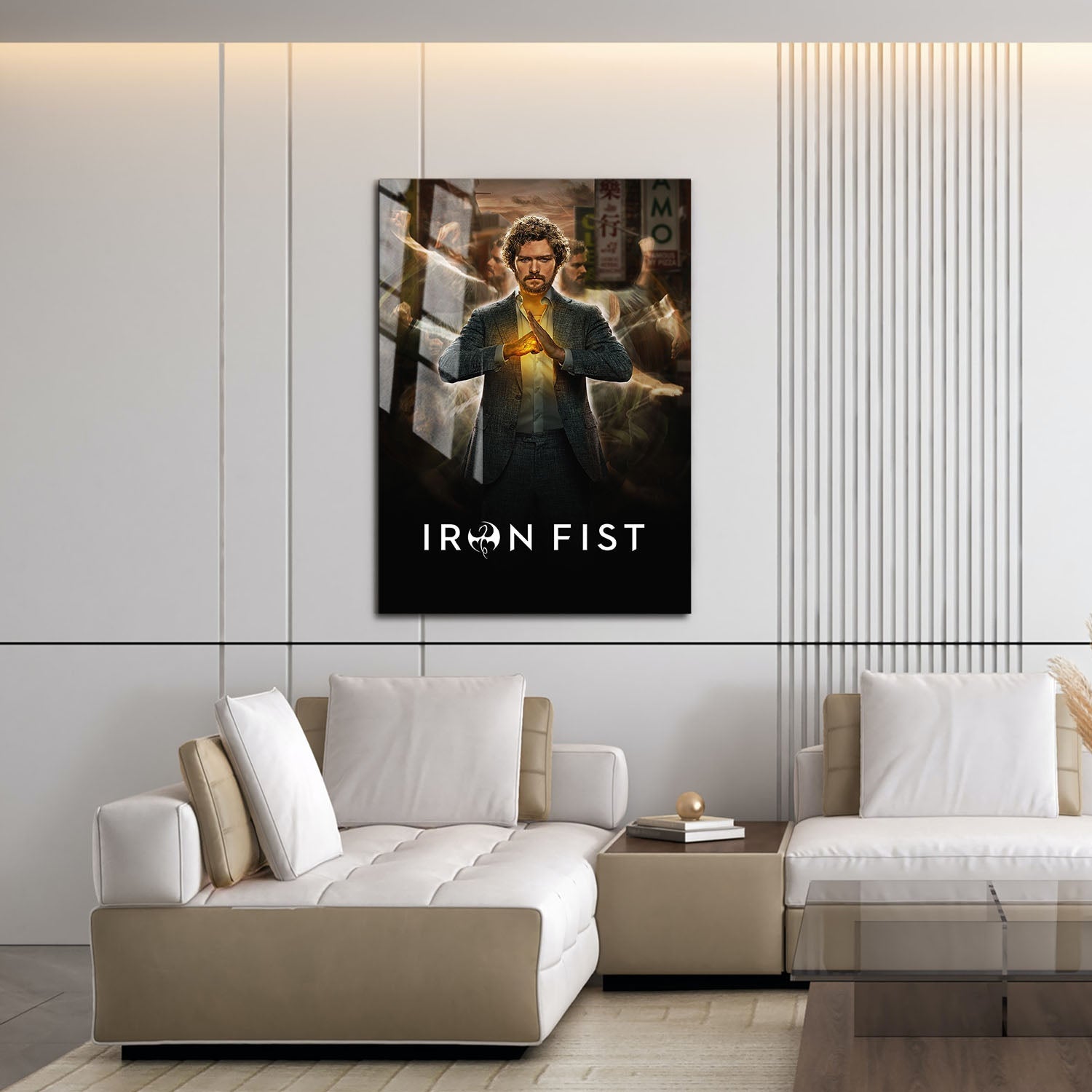 Flex Designs Metal Poster Marvels Iron Fist 16 x 24" Home Goods - TV Show 2017 TV Show Metal Poster