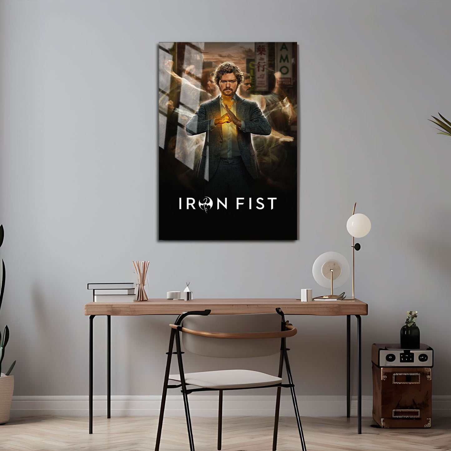 Flex Designs Metal Poster Marvels Iron Fist 24 x 36" Home Goods - TV Show 2017 TV Show Metal Poster