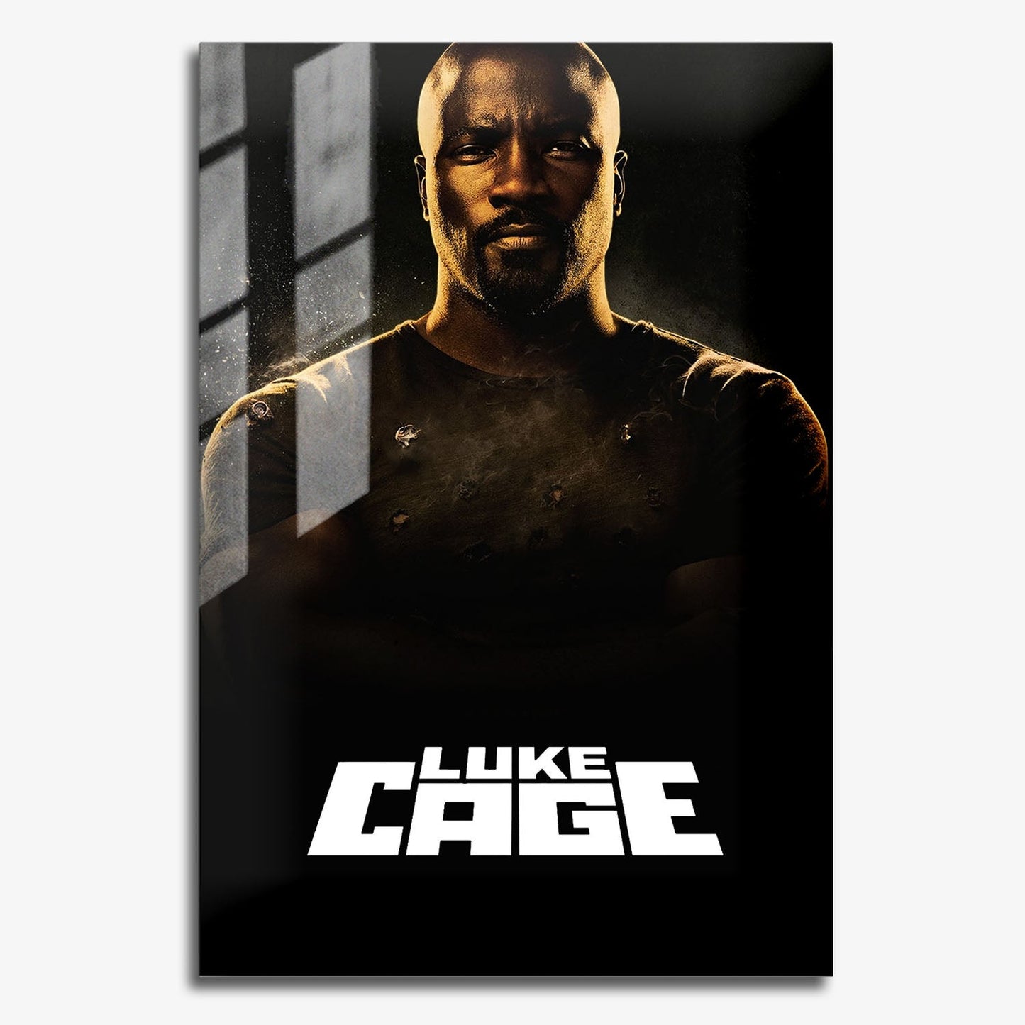Flex Designs Metal Poster Marvels Luke Cage 11 x 17" Home Goods - TV Show 2016 TV Show Metal Poster