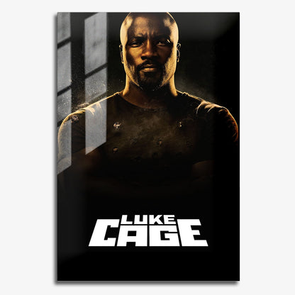 Flex Designs Metal Poster Marvels Luke Cage 11 x 17" Home Goods - TV Show 2016 TV Show Metal Poster