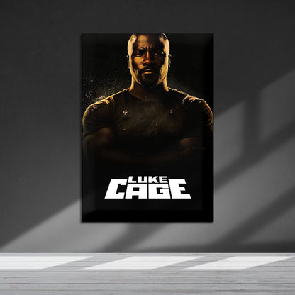 Flex Designs Metal Poster Marvels Luke Cage 5 x 7" Home Goods - TV Show 2016 TV Show Metal Poster