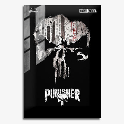 Flex Designs Metal Poster Marvels The Punisher 11 x 17" Home Goods - TV Show 2017 TV Show Metal Poster