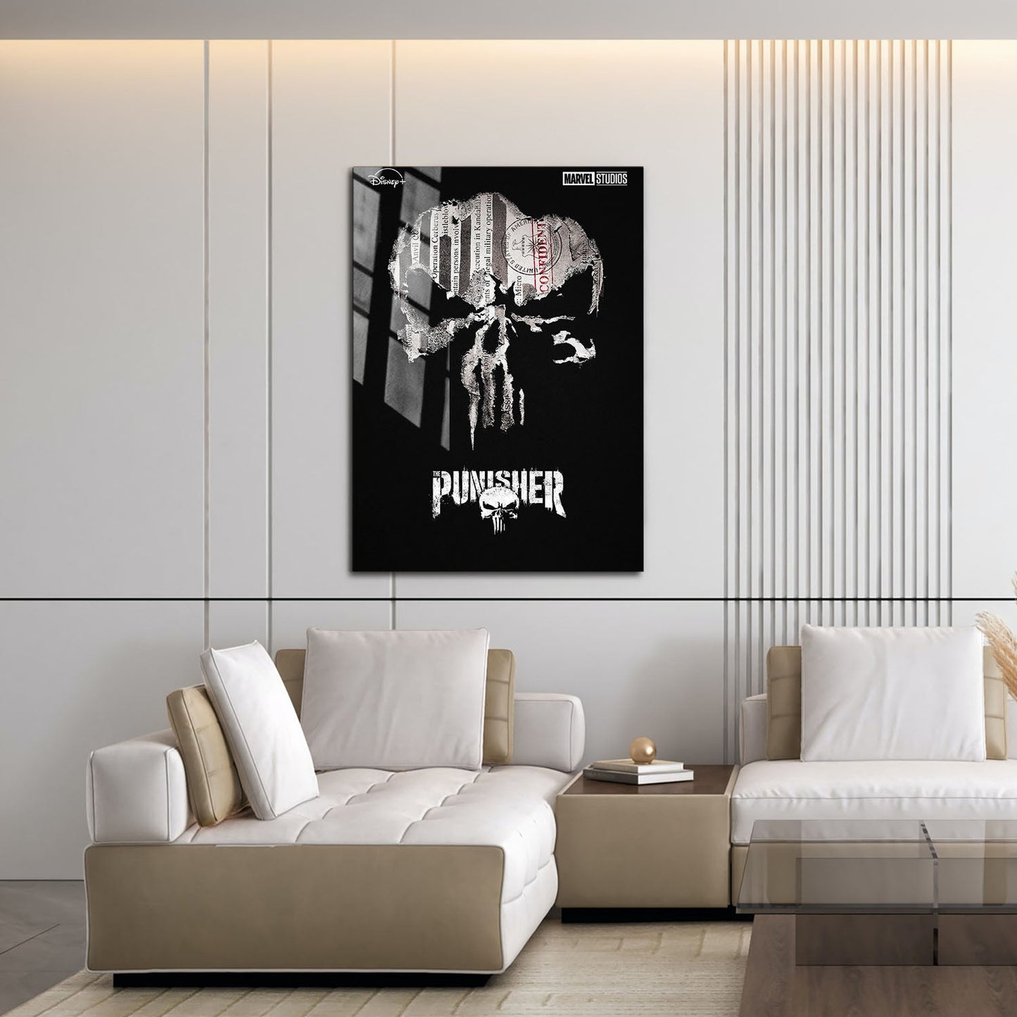 Flex Designs Metal Poster Marvels The Punisher 16 x 24" Home Goods - TV Show 2017 TV Show Metal Poster