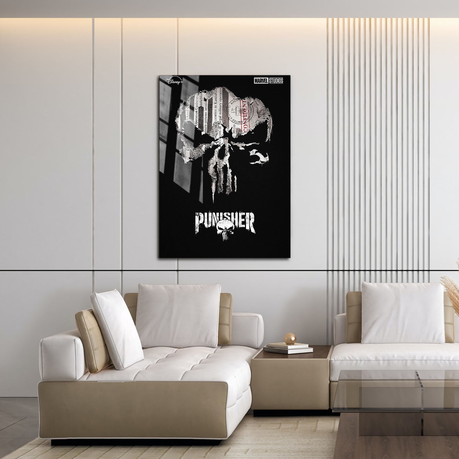 Flex Designs Metal Poster Marvels The Punisher 16 x 24" Home Goods - TV Show 2017 TV Show Metal Poster