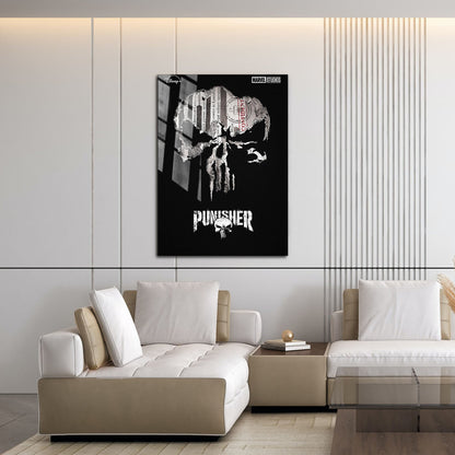 Flex Designs Metal Poster Marvels The Punisher 16 x 24" Home Goods - TV Show 2017 TV Show Metal Poster
