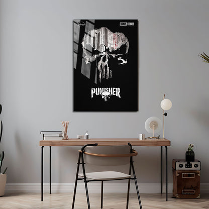 Flex Designs Metal Poster Marvels The Punisher 24 x 36" Home Goods - TV Show 2017 TV Show Metal Poster