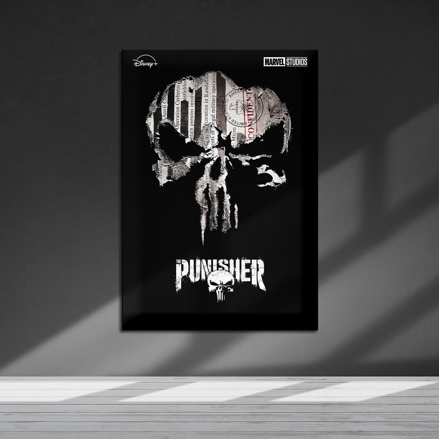 Flex Designs Metal Poster Marvels The Punisher 5 x 7" Home Goods - TV Show 2017 TV Show Metal Poster