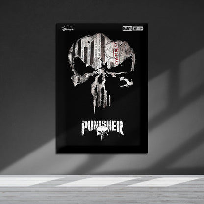 Flex Designs Metal Poster Marvels The Punisher 5 x 7" Home Goods - TV Show 2017 TV Show Metal Poster