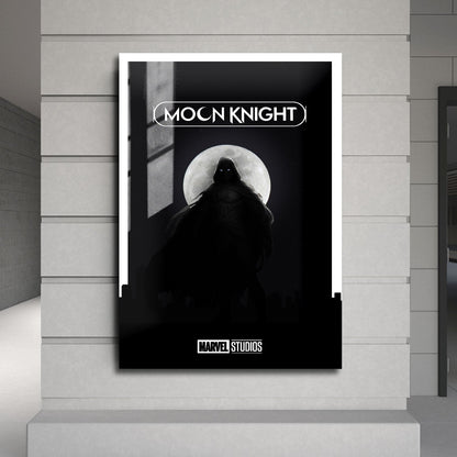 Flex Designs Metal Poster Moon Knight Dark Minimalist 24 x 36" Home Goods - TV Show 2022 TV Show Metal Poster