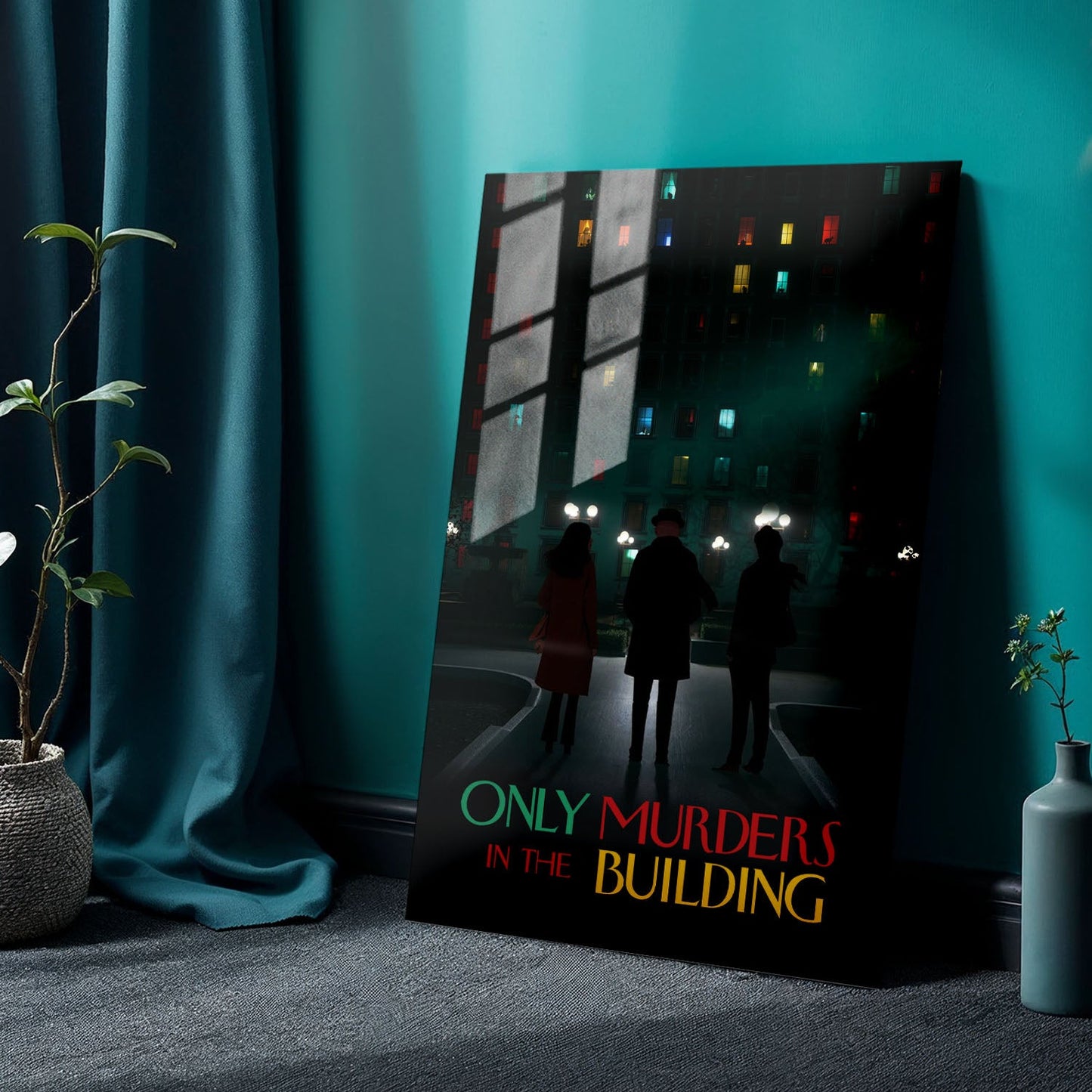 Only Murders in the Building Minimalist TV Show Metal Poster