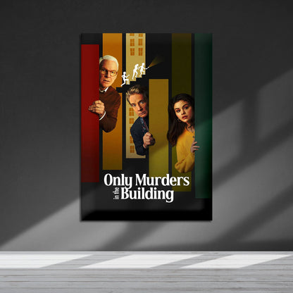 Flex Designs Metal Poster Only Murders in the Building 5 x 7" Home Goods - TV Show 2021 TV Show Metal Poster