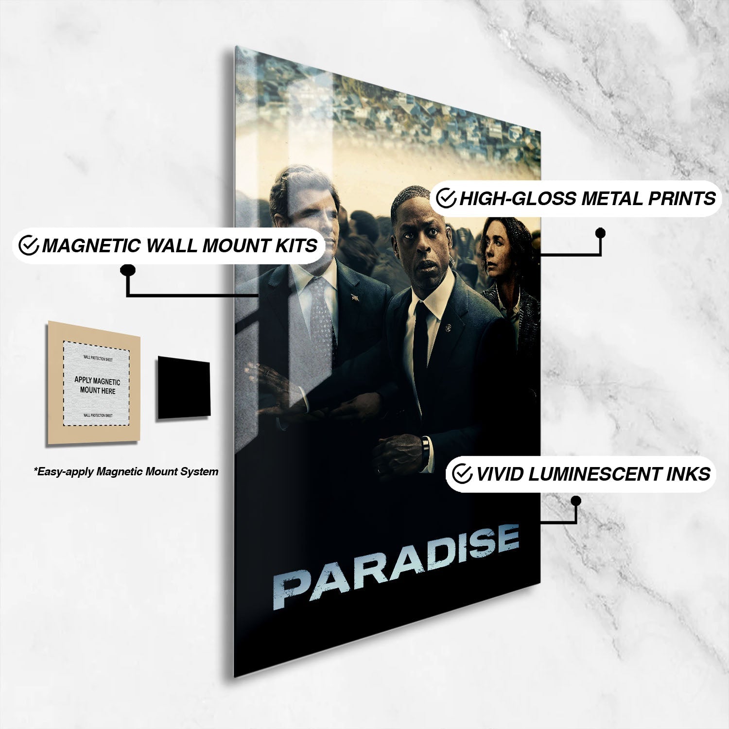 Flex Designs Metal Poster Paradise 16 x 24" Home Goods - TV Show 2025 TV Show Metal Poster