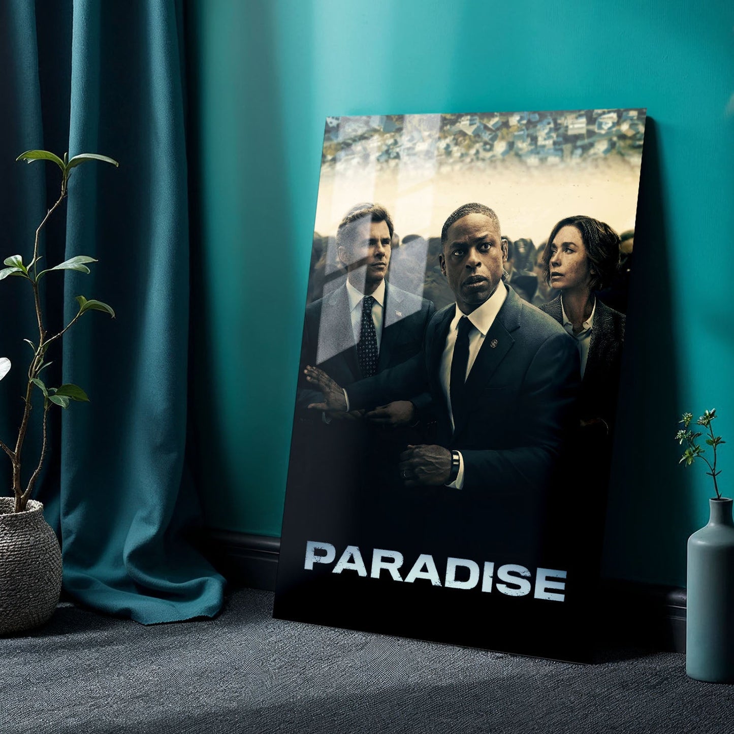 Paradise TV Show Metal Poster