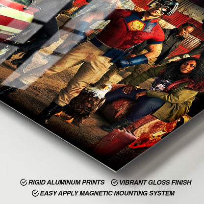 Flex Designs Metal Poster Peacemaker Alternate 11 x 17" Home Goods - TV Show 2022 TV Show Metal Poster