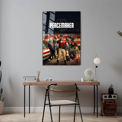 Flex Designs Metal Poster Peacemaker Alternate 24 x 36" Home Goods - TV Show 2022 TV Show Metal Poster