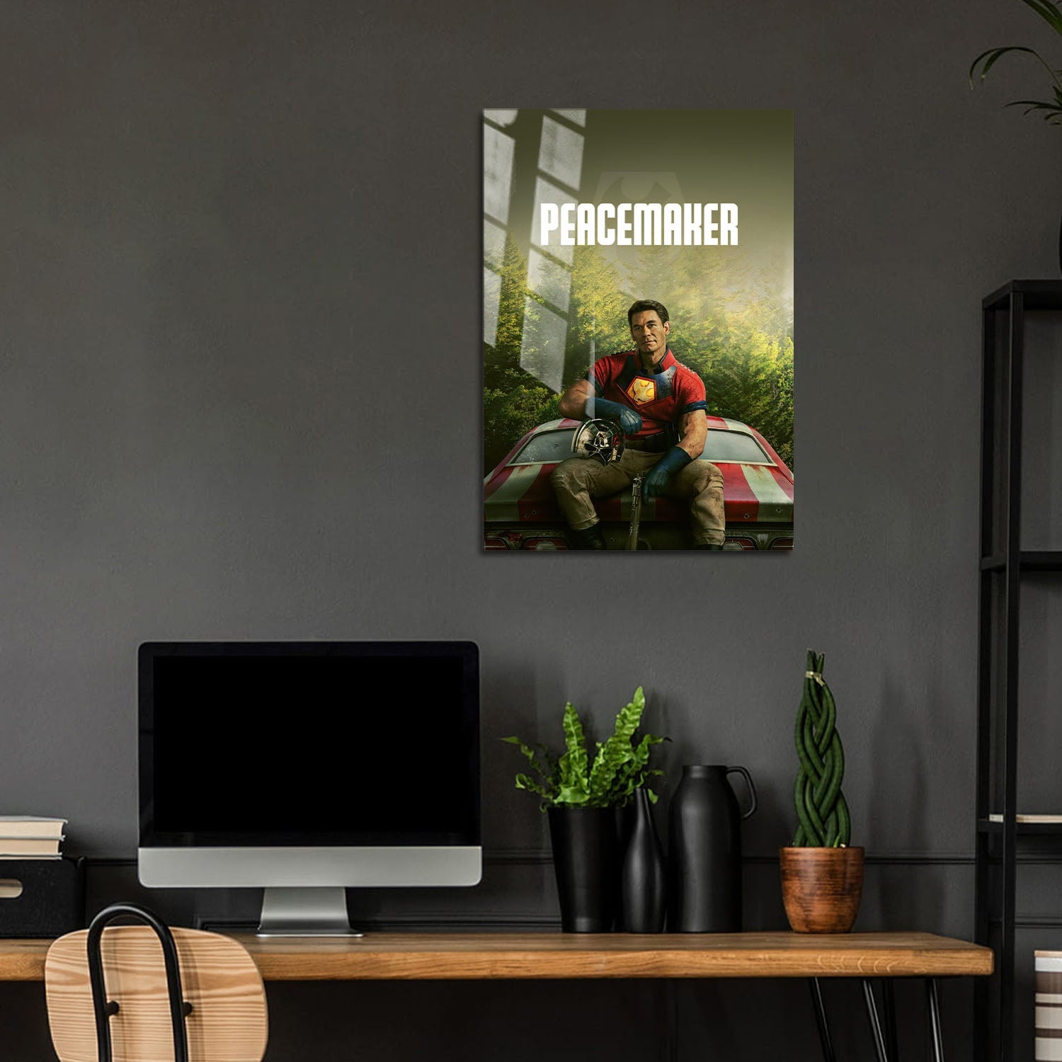 Flex Designs Metal Poster Peacemaker 5 x 7" Home Goods - TV Show 2022 TV Show Metal Poster
