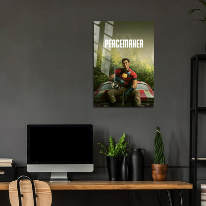 Flex Designs Metal Poster Peacemaker 5 x 7" Home Goods - TV Show 2022 TV Show Metal Poster