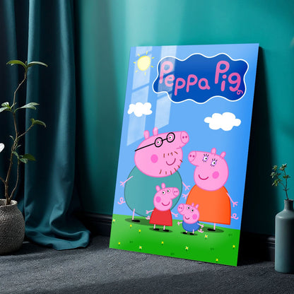 Peppa Pig TV Show Metal Poster