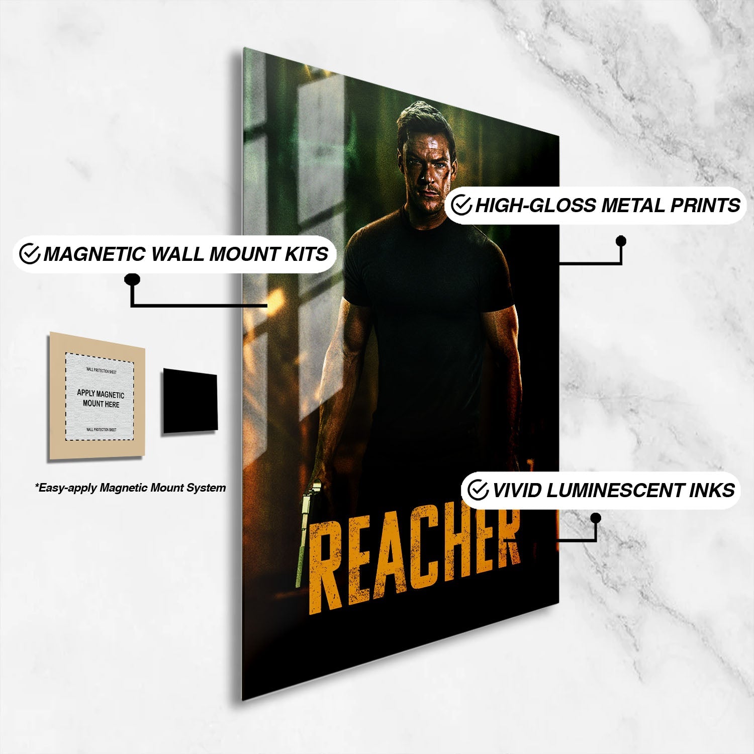 Flex Designs Metal Poster Reacher 16 x 24" Home Goods - TV Show 2022 TV Show Metal Poster