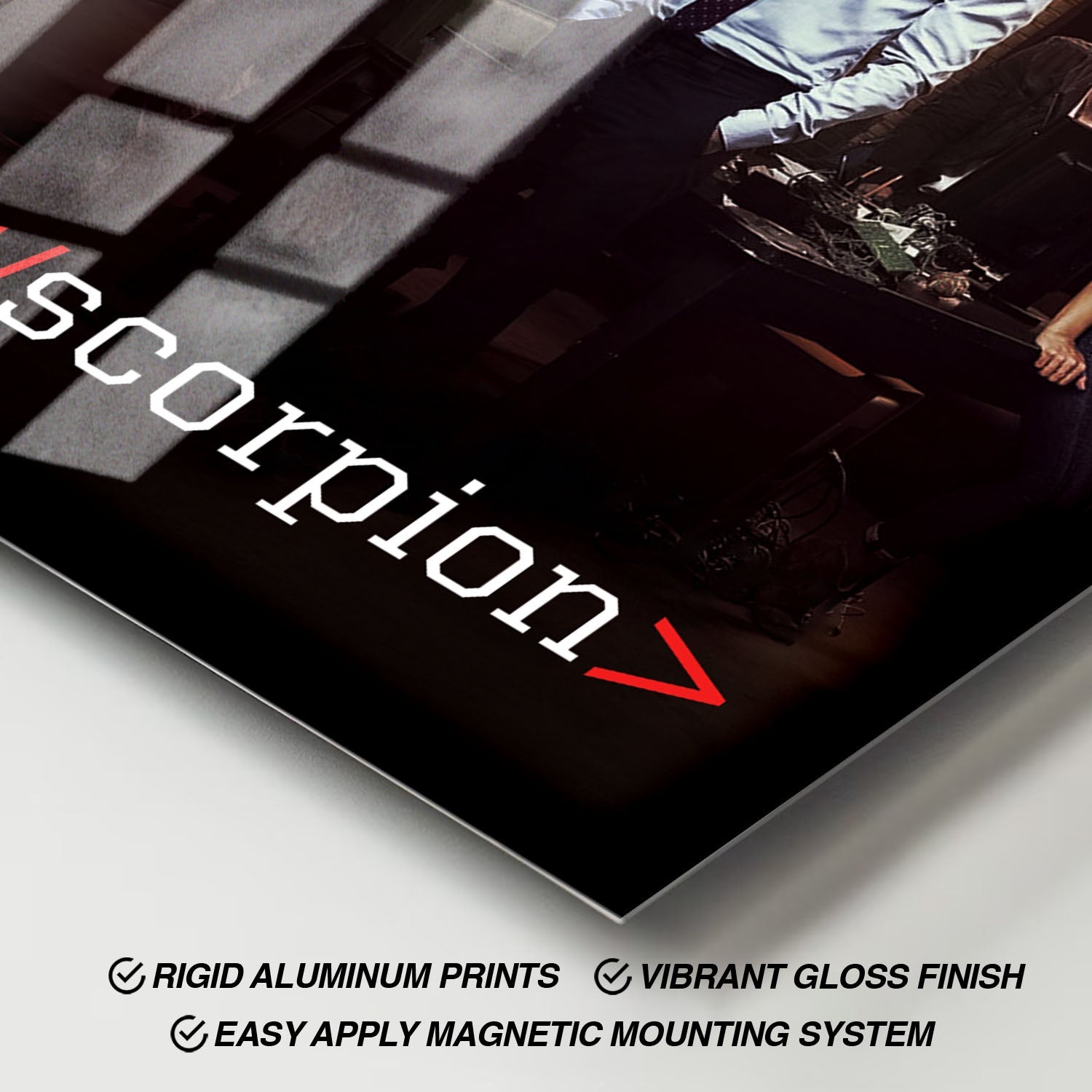 Flex Designs Metal Poster Scorpion 11 x 17" Home Goods - TV Show 2014 TV Show Metal Poster