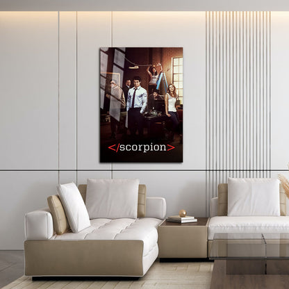 Flex Designs Metal Poster Scorpion 16 x 24" Home Goods - TV Show 2014 TV Show Metal Poster