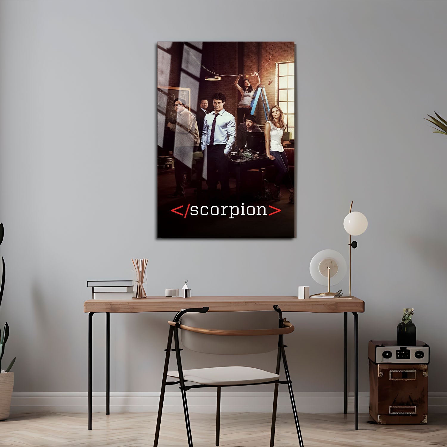 Flex Designs Metal Poster Scorpion 24 x 36" Home Goods - TV Show 2014 TV Show Metal Poster