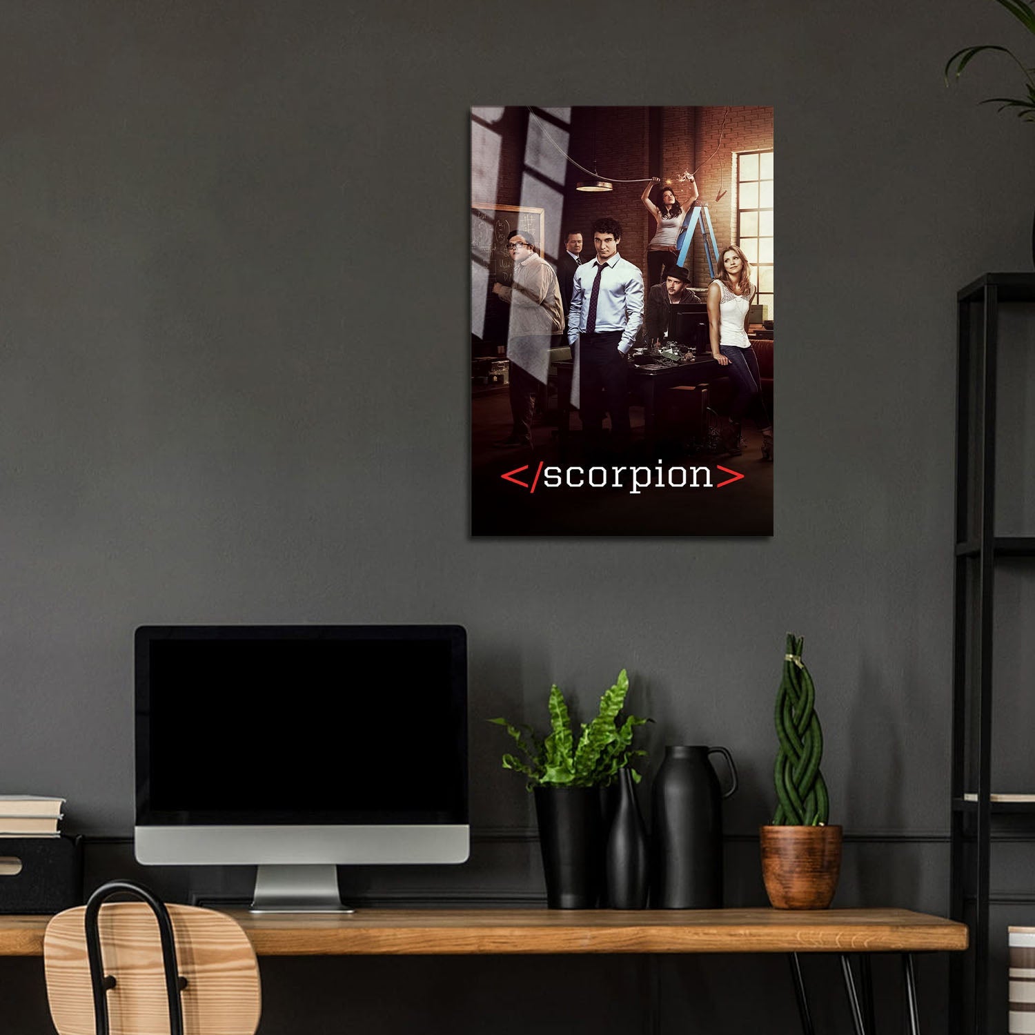 Flex Designs Metal Poster Scorpion 5 x 7" Home Goods - TV Show 2014 TV Show Metal Poster