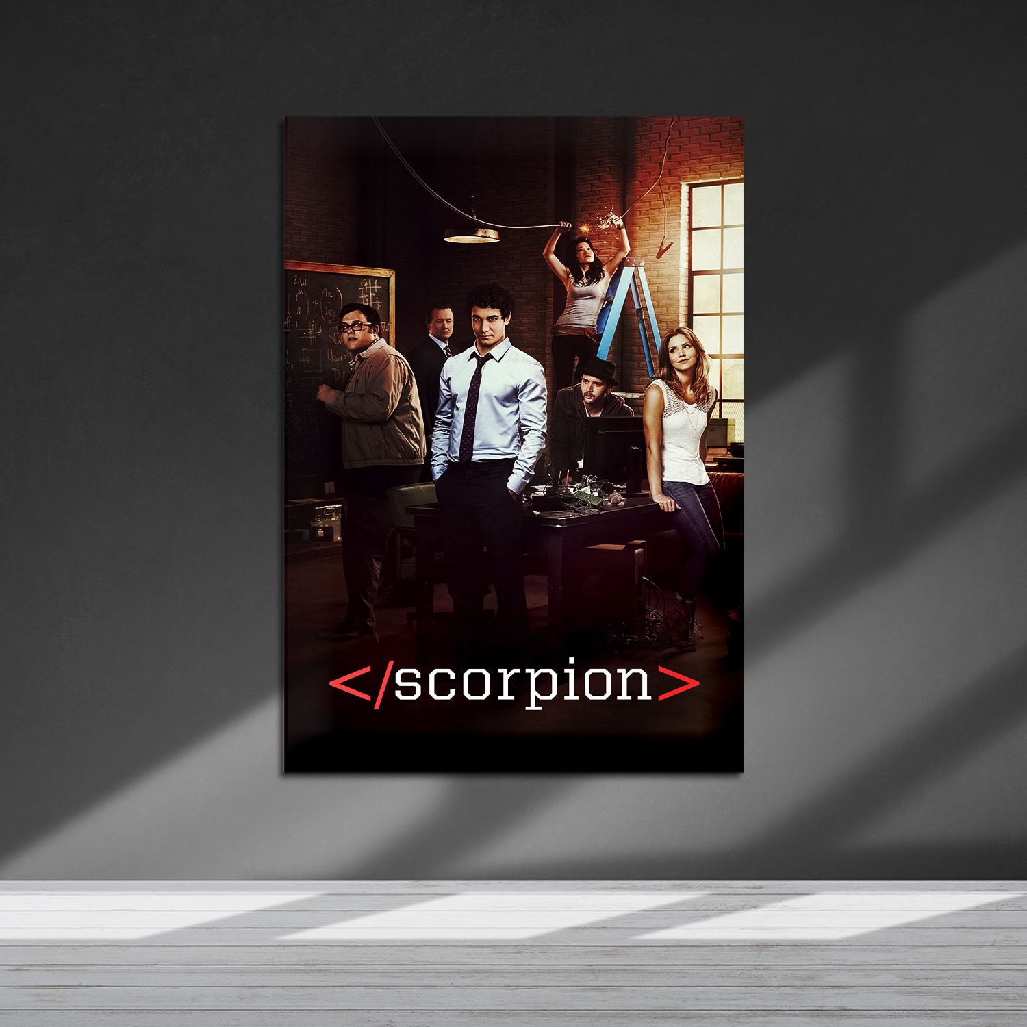 Flex Designs Metal Poster Scorpion 5 x 7" Home Goods - TV Show 2014 TV Show Metal Poster
