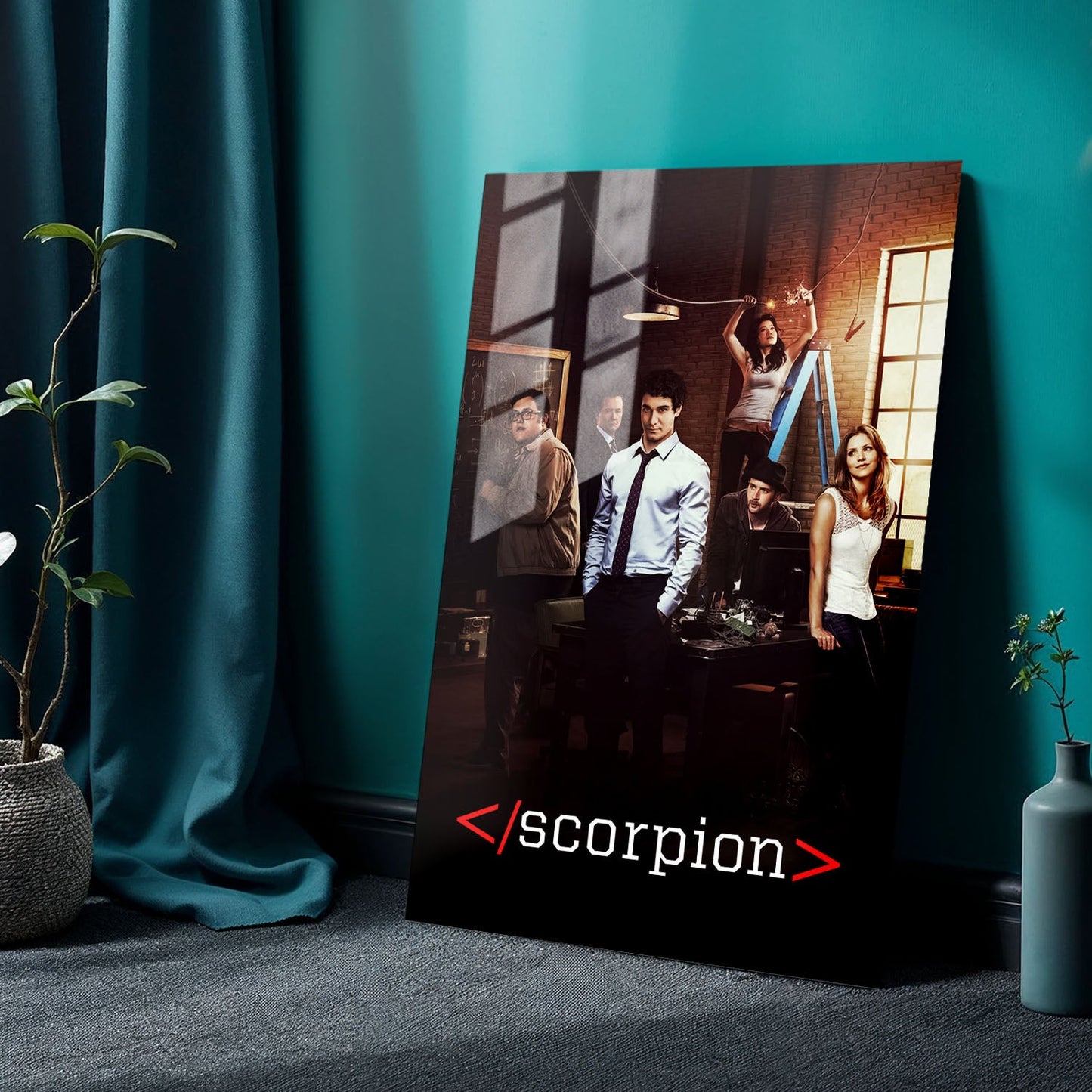 Scorpion TV Show Metal Poster