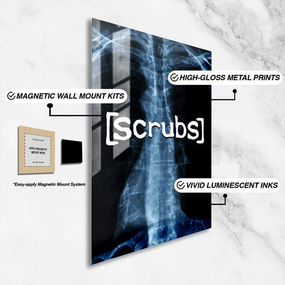 Flex Designs Metal Poster Scrubs 16 x 24" Home Goods - TV Show 2001 TV Show Metal Poster