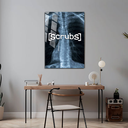 Flex Designs Metal Poster Scrubs 24 x 36" Home Goods - TV Show 2001 TV Show Metal Poster