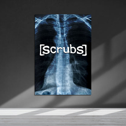 Flex Designs Metal Poster Scrubs 5 x 7" Home Goods - TV Show 2001 TV Show Metal Poster