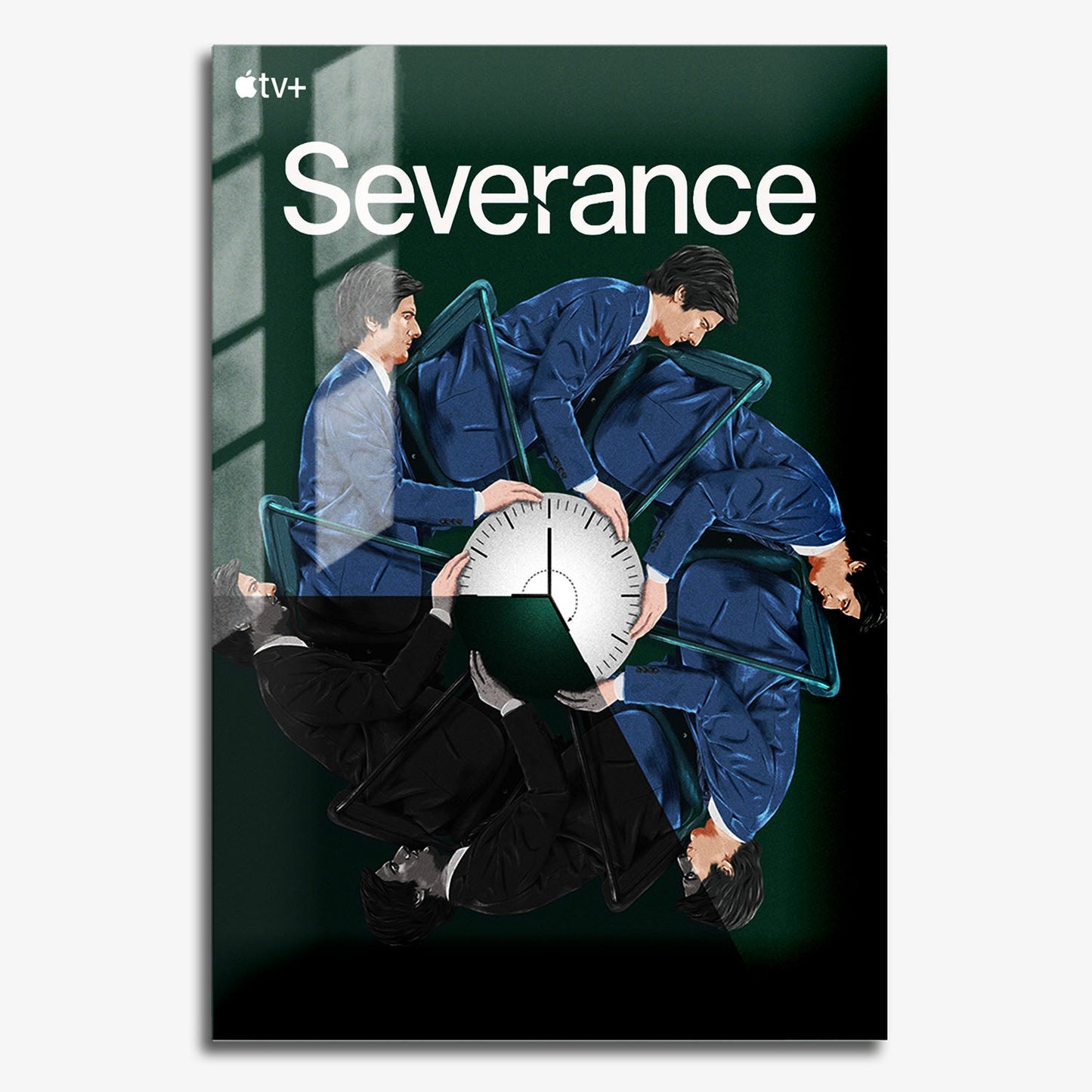 Flex Designs Metal Poster Severance Minimalist 11 x 17" Home Goods - TV Show 2022 TV Show Metal Poster