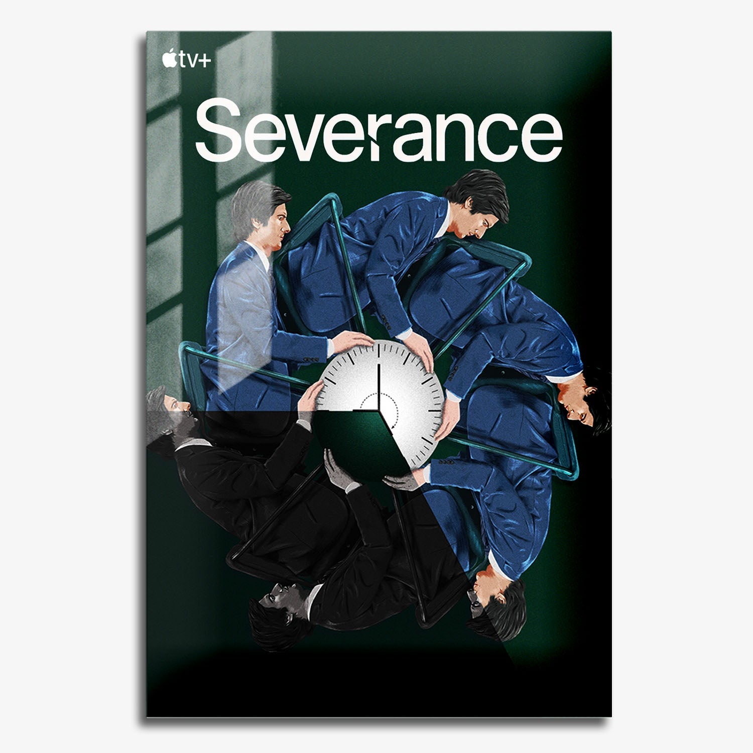 Flex Designs Metal Poster Severance Minimalist 11 x 17" Home Goods - TV Show 2022 TV Show Metal Poster